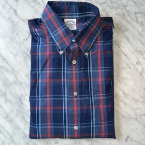 BB Non-Iron Oxford Polo Button Down Collar Shirt (Size M)